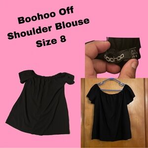 Boohoo Off Shoulder Blouse